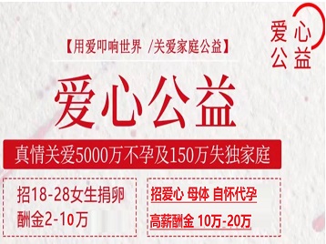 敦煌捐卵助孕生子 爱心志愿者招募